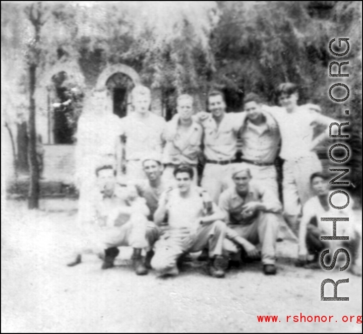 A group of GIs in SW China during WWII.