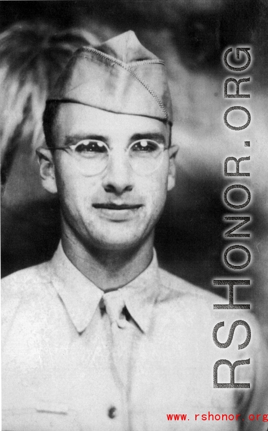 Headshot image of Kenneth R. Williams in uniform during WWII.