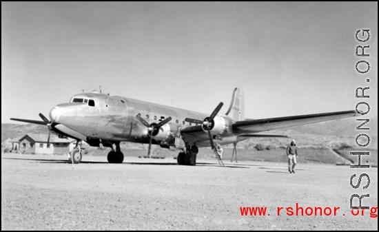 C-54 tail number #272330 in the CBI during WWII.