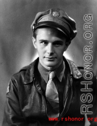 The American serviceman S/Sgt. Laurell E. Julius (ASN 6937706), B-25 Bomber Mechanic &  Engineer/Gunner in the CBI during WWII.  S/Sgt. Julius (a corporal then) was one the volunteers that were chosen for the April 1942 bombing mission on Tokyo in reprisal for the attack on Pearl Harbor by the Japanese.  Julius completed specialized training on the East Coast with the entire group being readied for the Tokyo raid.  While flying with his B-25 and crew enroute back to California for loading on to the USS Horn