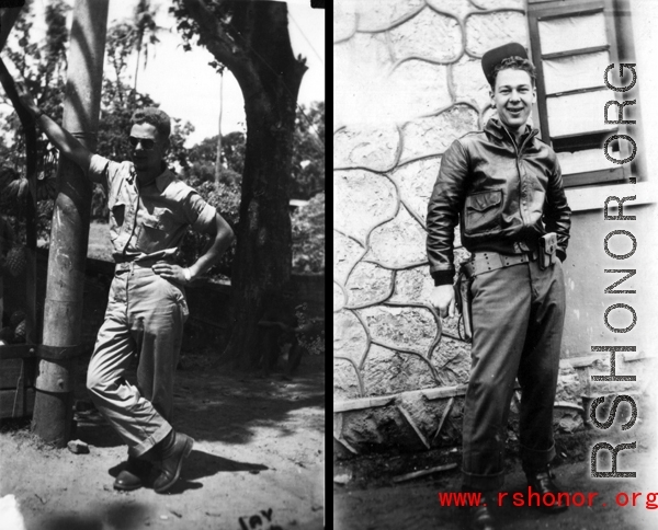 Jay Rosencrantz poses in Yunnan during WWII.