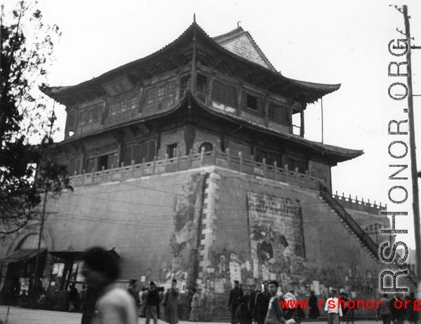 An often photographed structure in Kunming city, Yunnan province, China. During WWII.