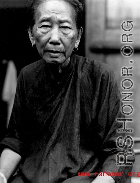 A woman in China during WWII.