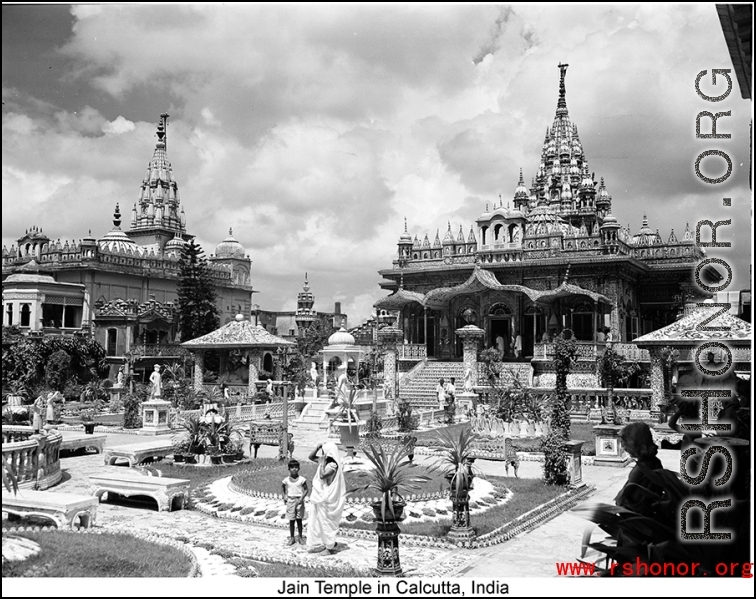 Jain Temple in Calcutta, India, during WWII.