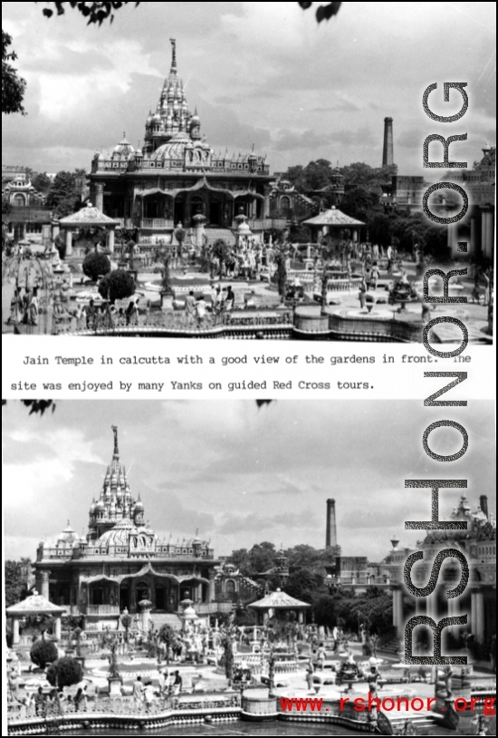 Jain Temple, India, during WWII.