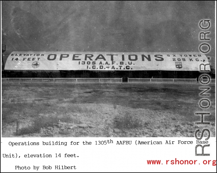 Operations building for 1305th AAFBU ICD-ATC during WWII.  Photo form Bob Hilbert.