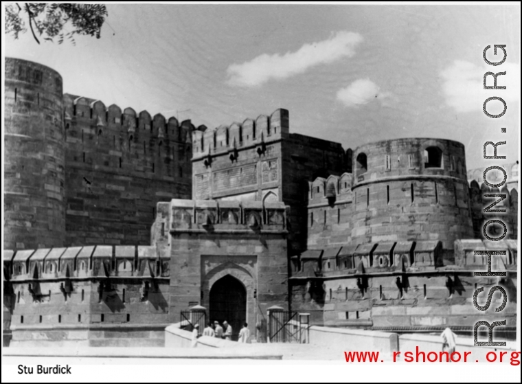 Fortress in India, during WWII.  Photo from Stu Burdick.