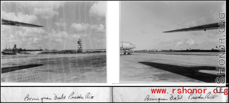 Borinquen Field, Puerto Rico, during WWII.