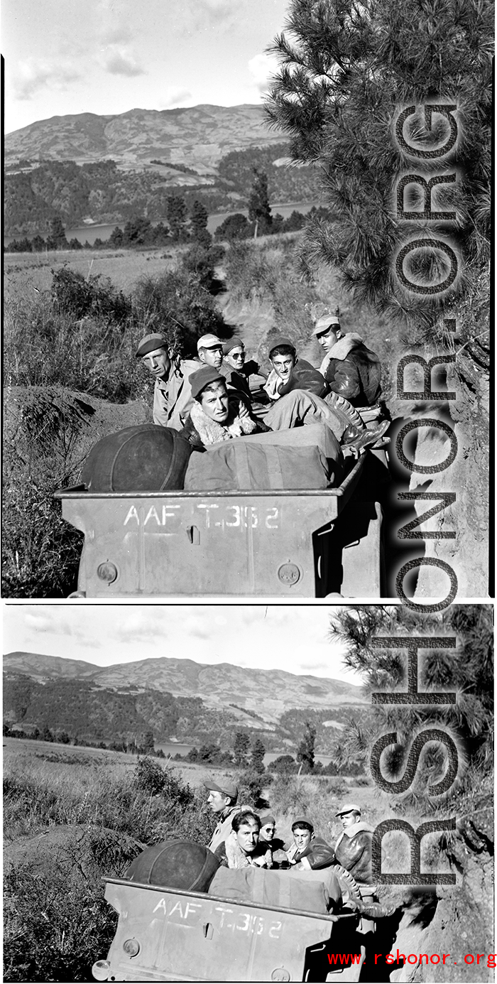 The men traveled by jeep to the site, over rough dirt tracks, but through beautiful country, as in these images.