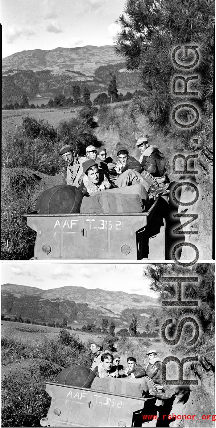 The men traveled by jeep to the site, over rough dirt tracks, but through beautiful country, as in these images.