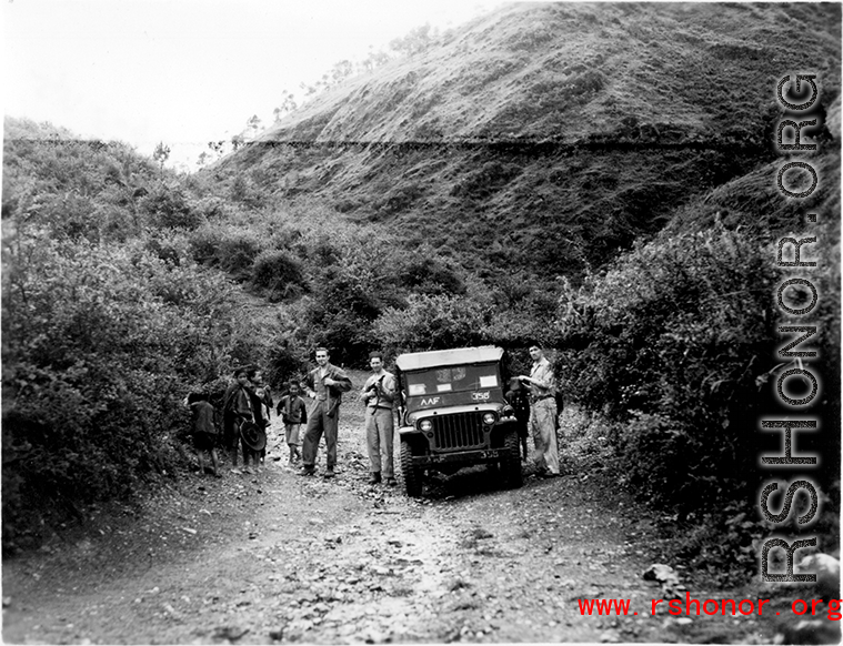 The men traveled by jeep to the site, over rough dirt tracks, but through beautiful country, as in these images.