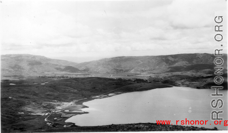 Yangzonghai lake (阳宗海) to the east of Kunming, near the U.S. Camp Schiel rest station.