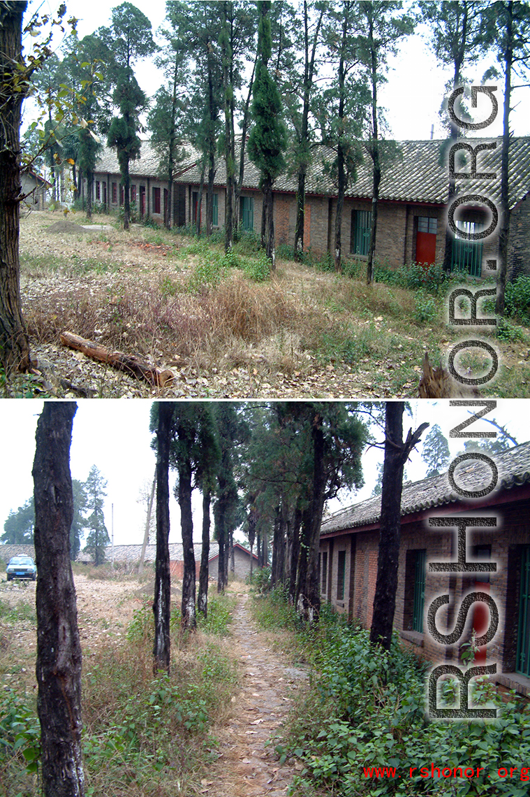 Remains of the American Camp Schiel rest camp, to the east of Kunming at the north end of Yangzonghai (阳宗海) lake, in 2007. 