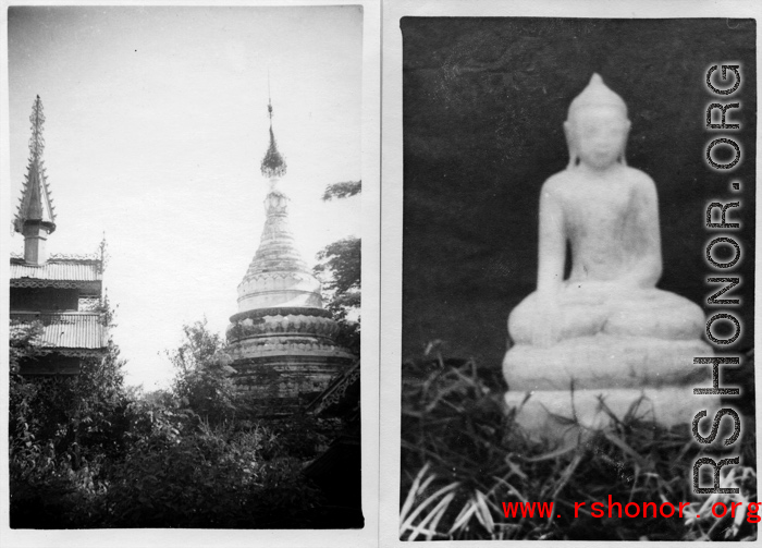 Pagoda along the Burma Road during WWII.