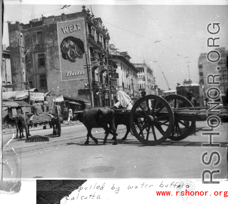 Calcutta, India, during WWII.