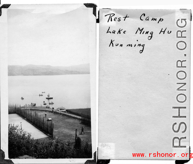 Camp Schiel Rest Camp near Kunming, in Yunnan province, China, during WWII.