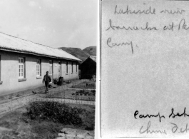 Barracks at Camp Schiel, US Military rest camp in Yunnan, China, during February 1945.