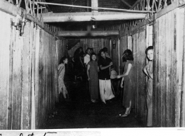 "Ladies of the town" in China during WWII.   Photo from M. J. Hollman.