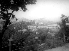 View of Mussoorie, India, during WWII.