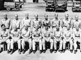 The Transportation personnel of the 491st Bomb Squadron, Chakulia Air Base, India, 1943.