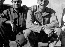 "This Is A Photo Of Dale Souder, Marlin Reese, And Joe Wiley Probably At Our Base In Kwelin (Guilin), China."