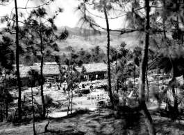 GI explorations of the hostel area at Yangkai air base during WWII: Saw mill.