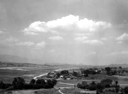 An American airbase, most likely the Laohuangping base in Guizhou province. WWII.  Image from U. S. Government official sources.