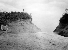 Pangsau Pass on Burma Road.  During WWII.  797th Engineer Forestry Company.