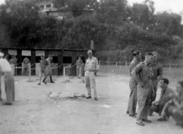 Horse racing--with betting--at Darjeeling, India, during WWII.