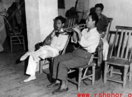 Chinese musicians perform in the CBI during WWII.