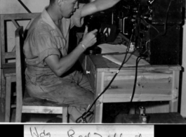 An American "headquarters radio unit" somewhere in China during WWII.