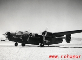 B-24 "China Clipper" taking off in Guangxi, China, during WWII.