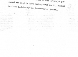 Individual Deceased Personnel File (IDPF) for Albert L. Haynes, MIA, China.