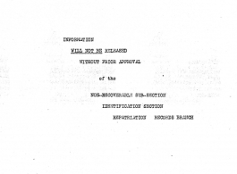 Individual Deceased Personnel File (IDPF) for Albert L. Haynes, MIA, China.