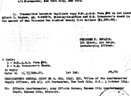 Individual Deceased Personnel File (IDPF) for Albert L. Haynes, MIA, China.