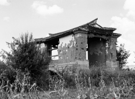 Local covered bridge in SW China during WWII.