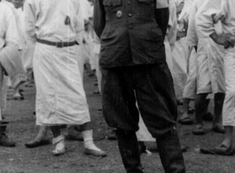 The war is over for this Japanese doctor and others at the Wuchang Hospital after the hostilities had ceased. Photo by Way. In the CBI.