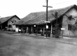 Bengal Air Depot's main camp street.  Photo Delbert J. Wood.