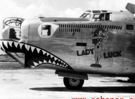 B-24 "Lady Luck" in the CBI during WWII.