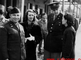 Western VIPs and Chinese dignitaries. In the CBI during WWII.