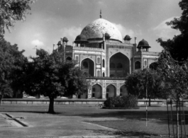 Humayun's Tomb in the CBI during WWII.