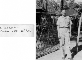 Col. Bennett, liaison officer for 38th Chinese Division. During WWII.