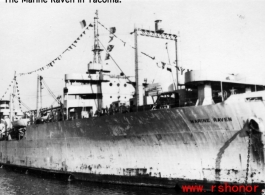 The Marine Raven parked in Tacoma after delivering CBI veterans home in the US.