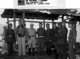 Gens. Davidson and Sultan with Chinese generals in Burma. January 28, 1945. 10th Air Force.   From Anthony J. Prombo.