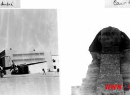 C-54 at Karachi, and Sphinx at Cairo.