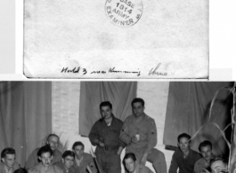 GIs at partying in Hostel #3, Tiger Den, Kunming, China, October 31, 1944.