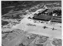 An airbase in Kunming city, Yunnan province, China, probably at the Wujiaba (巫家坝) location.  