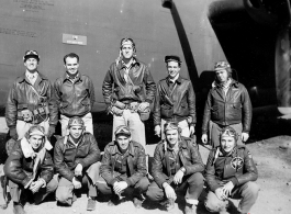 An image from the Walter S. Polchlopek collection--this is an alternative image of the crew lost on a mission on May 20, 1944.