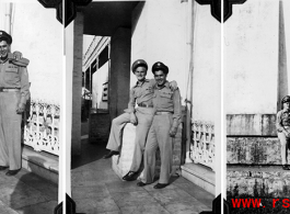 An image from the Walter S. Polchlopek collection--some of the men being tourists, probably in India.   Walter S. Polchlopek, Corporal, was lost on May 20, 1944, over the sea near the south east coast of China, after a B-24 mission to strike Japanese shipping.