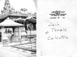 Jain Temple in Calcutta, India, during WWII.